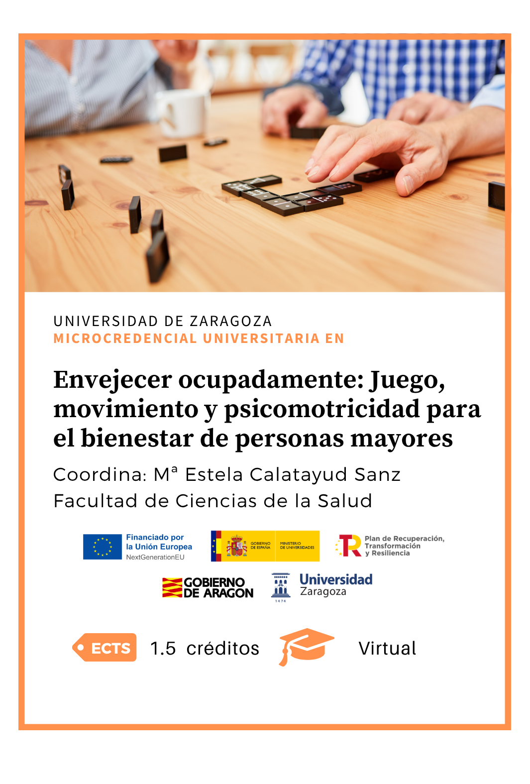 1503 Envejecer ocupadamente: Juego, movimiento y psicomotricidad