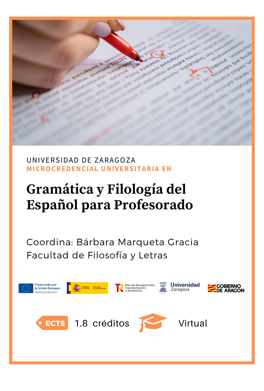 Gramática y Filología del Español para Profesorado 