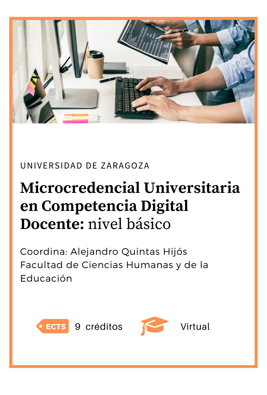 Microcredencial Universitaria en Competencia Digital Docente: nivel básico