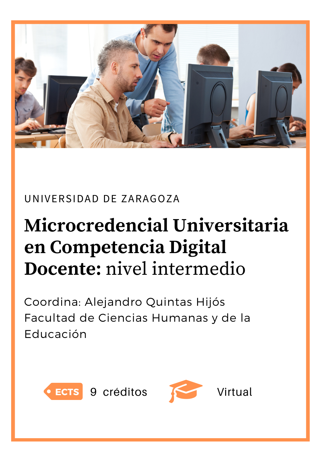 Microcredencial Universitaria en Competencia Digital Docente: nivel intermedio